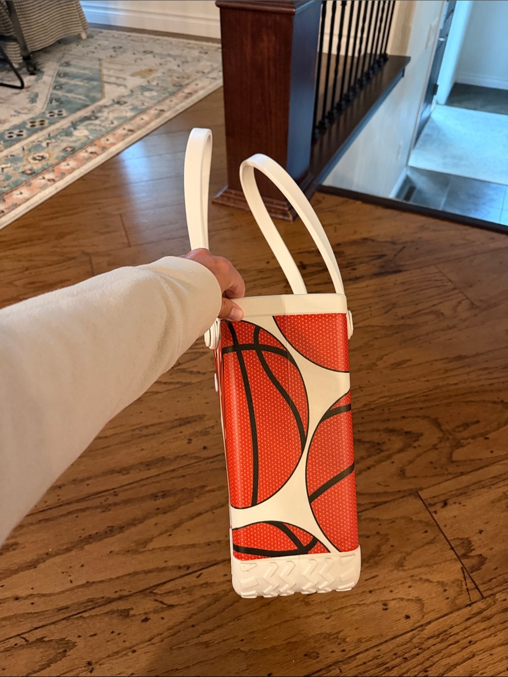 Bogg Bag Basketball Print Tote - Picture 4 of 5